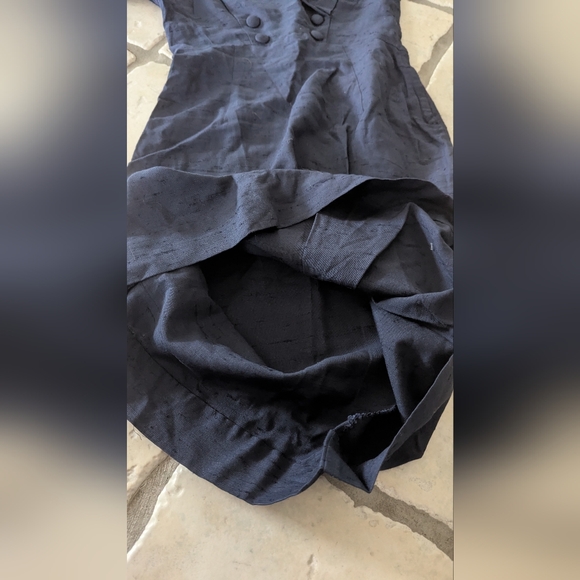 Authentic Vintage Linen Dress 50s 60s - Picture 4 of 9